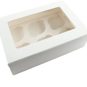 6 cup cake window box